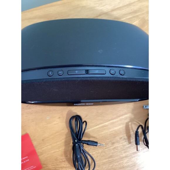 Sharper Image Ambience Premium Bluetooth Wireless Speaker Black Tested & Works - Picture 4 of 10